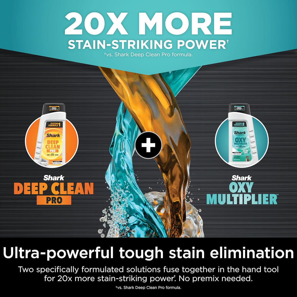 Shark StainStriker Portable Carpet Cleaner - XL Self-Cleaning Tool & Stain Remover | Perfect for Car Interiors