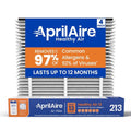 AprilAire 213 Replacement Air Filter - MERV 13 for Whole House Purifiers | 20x25x4 (Pack of 4)