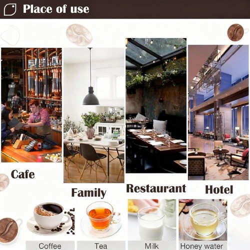 OwnLifeYF Commercial Coffee Warmer, 60W 176℉ Single Burner Decanter Warmer Plate, Stainless Steel Portable Warmer Single Burner, for Cafe, Break Room, Buffet and Commercial Use