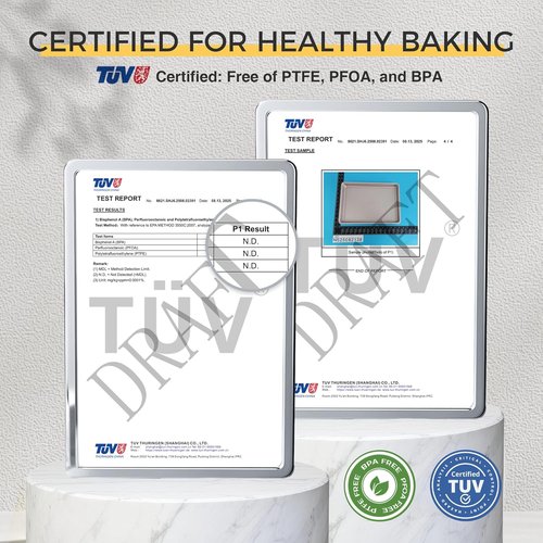 HONGBAKE Nonstick Baking Sheet Pan Set - 3 Heavy Duty Cookie Sheets with Diamond Texture | Champagne Gold