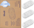 LEVOIT 3-Pack Humidifier Demineralization Cartridge, Compatible with All LEVOIT Top Fill Humidifiers, Calcium and Magnesium Ion Softening, Ultrasonic Welding Design, APP Reminder, White