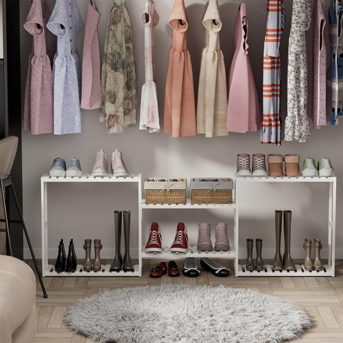 Towel Rack Bathroom Storage Shelves Over The Toilet with Towel Bar 100% Bamboo Adjustable Height Floating Shelf Wall Shower Shelf for Small Space Updated Painting