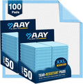 AAY Disposable Bed Pads - Super Absorbent Extra Large Underpads | Tear-Resistant Cloth Backing, 30" x 36" (100pcs)