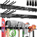 99 Garage Tool Organizer - Heavy Duty Wall Mount Storage Rack | 28 Pack Tool Hanger for Shovels & Rakes, 1000 lbs Capacity