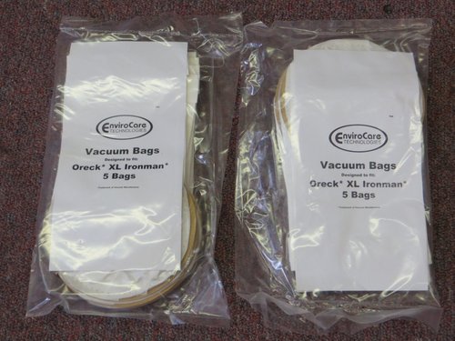 EnviroCare Replacement Vacuum Cleaner Dust Bags Made to fit Oreck XL Ironman Vacuums 10 Pack