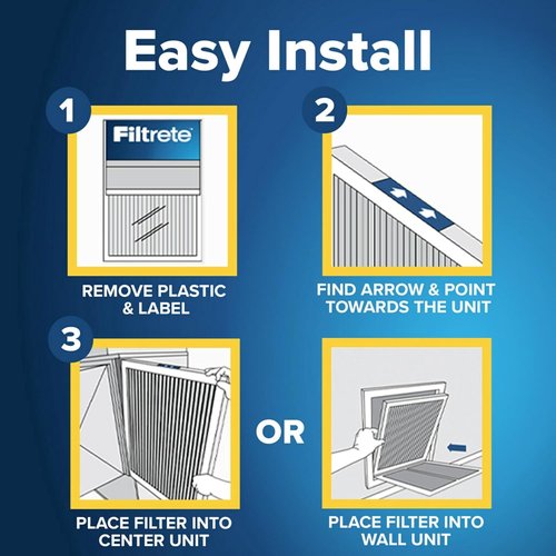 Filtrete 16x25x1 Air Filter - MERV 11 Micro Allergen Defense | 2-Pack Pleated HVAC Filters (Actual Size: 15.72 x 24.72 x 0.84 in)