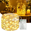 Skiennix 16FT LED Fairy Lights - Battery Operated with Timer & 8 Modes | Warm White Mini String Lights for Holiday Decor