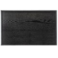 28 x 18 Inches Extra Large Solid Wood Serving Tray for Tea Coffee Table Snack Food Meals Serving Plate Kitchen Party Bar Breakfast Server with Raised Edges Black Wooden Decorative Ottoman Tray