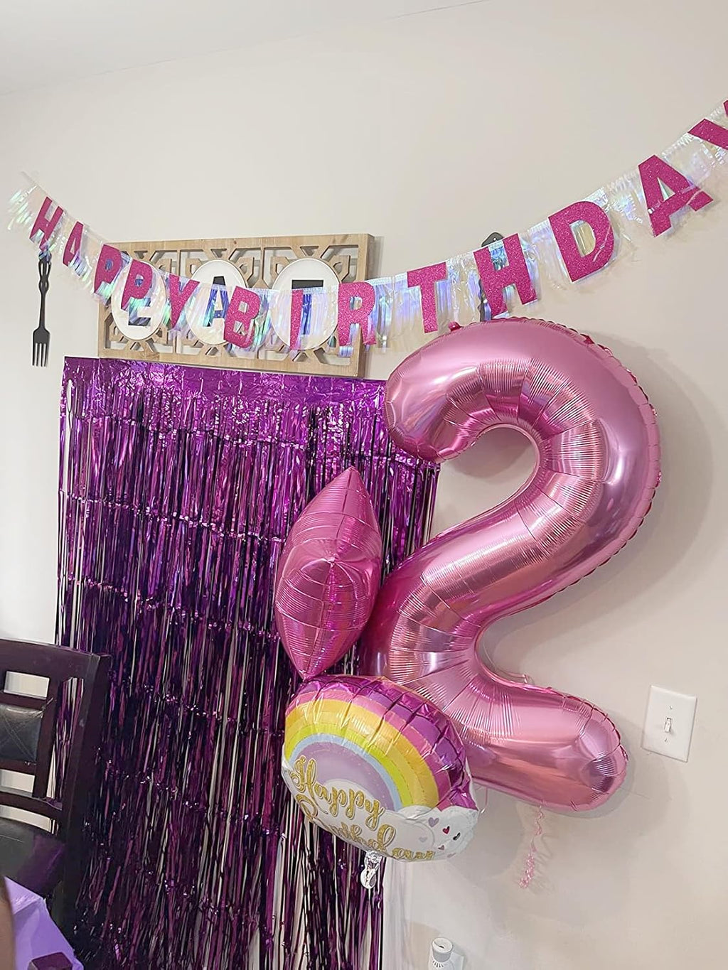 Skiennix 40-Inch Pink Number Balloons - Perfect for 2nd, 12th, 21st Birthday Celebrations & Events