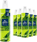 Glade Air Freshener Spray - Fresh Confidence Limited Edition | Essential Oil Infused, 8 oz, Pack of 6