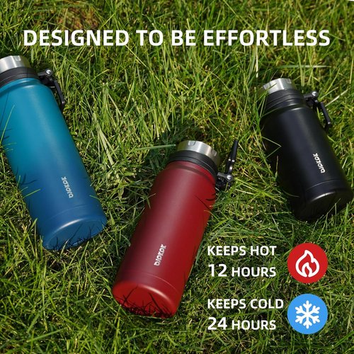 BJPKPK 40oz Insulated Water Bottle - BPA Free Stainless Steel Travel Flask | Dark Green