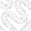 70 Ft Christmas Tinsel Garland Metallic Tinsel Twist Garland Glitter Christmas Tree Hanging Decorations for New Year Party Birthday Holiday Indoor Outdoor Supplies (White)