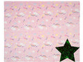 Glow in The Dark Blanket, Kid's Throw, Soft Unicorn Throw, Rainbows, Fun Present for Girls, Pink Blanket, Gift for Girls, Birthdays, Fleece, Travlel, 50"x60"
