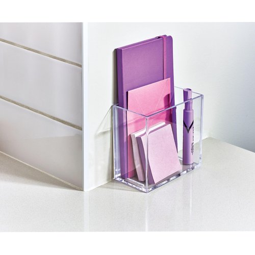 iDesign Adhesive Organizer Bin – Affixx Collection - Clear