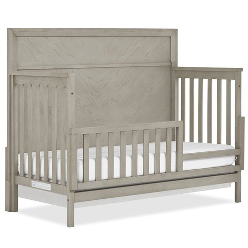 Evolur Lourdes Convertible Crib Toddler Guard Rail in Porcini, Full and Easy Assembly, Lasting Quality, Converts Cribs to Toddler Beds, Made of Solid Hardwood