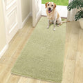 OLANLY Dog Door Mat - Absorbent Non-Slip Chenille Mat for Muddy Paws | 70x24 Inches, Quick Dry Vanilla