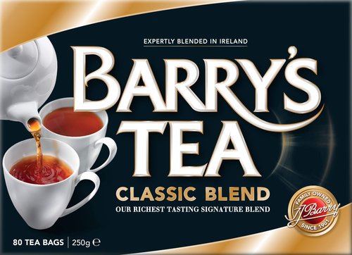 Barry's Tea, Classic Blend, 80-Count (Pack of 6)