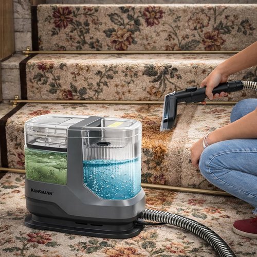 Couch & Upholstery Cleaner Machine, Portable Carpet Cleaner Machine with 17KPa Powerful Suction, Small Handheld Carpet Shampooer for Deep Cleaning Car Seat, Sofa, Furniture, Rug, Spot & Pet Mess