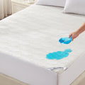 Skiennix Twin Size Waterproof Mattress Protector - Bamboo Cooling Pad with Deep Pocket | Breathable & Machine Washable