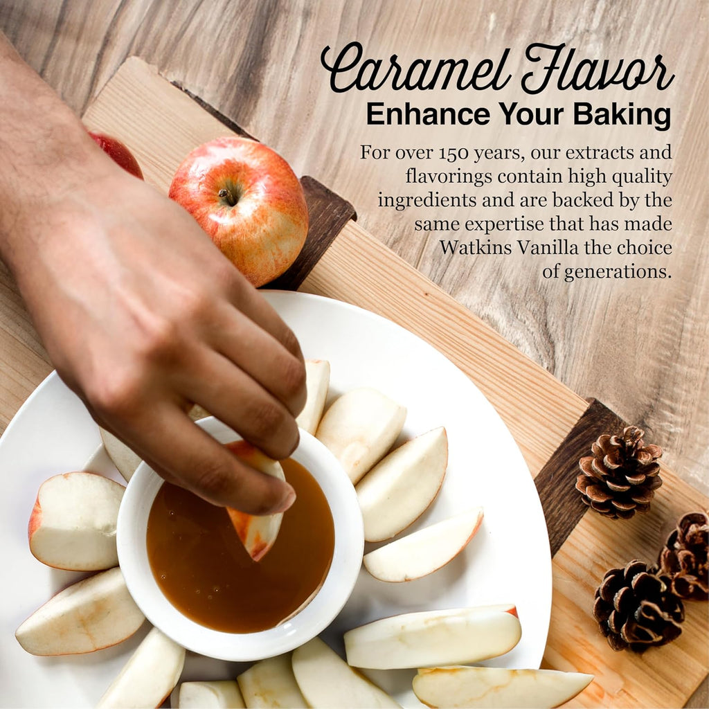 Watkins Caramel Flavoring - 2 Oz Bottles, Pack of 6 | Perfect for Baking and Cooking