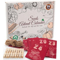 Seeds Christmas Advent Calendar 2025 for Women Adult, Hanging Decor Xmas Countdown Calendar for Garden Alike,Unique Christmas Countdown for Dad Mom Kids Family