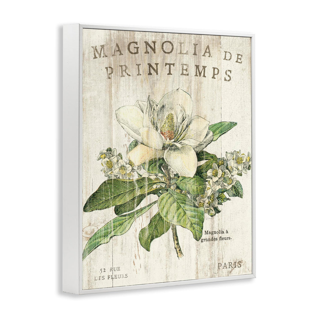'French Magnolias In Spring'| Framed Giclee Art