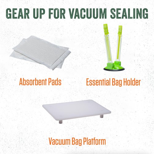 LEM MaxVac Quart Vacuum Bags - 44-Count