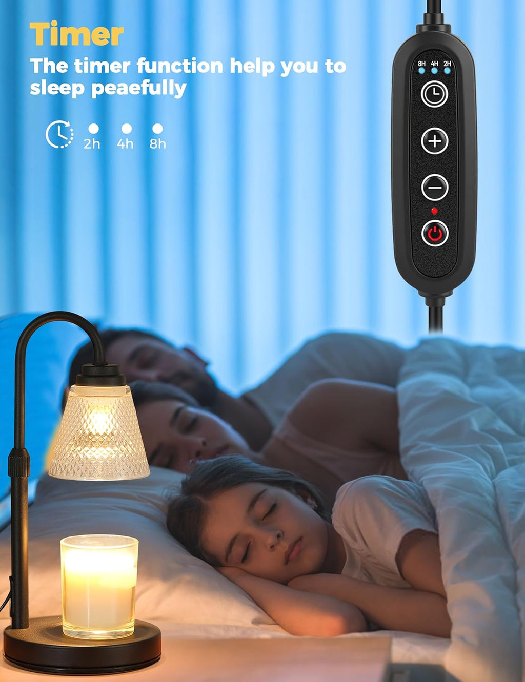 Skiennix Candle Warmer Lamp - Timer & Dimmer Feature | Perfect Birthday Gift for Mom, Women & Friends