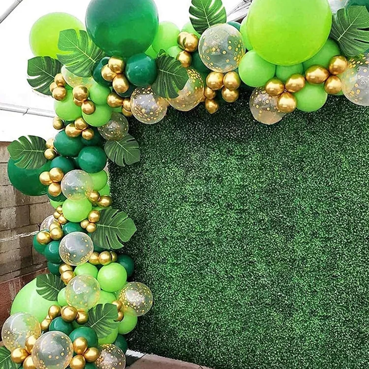 Awenztech Green Balloons - 12 Inch Latex Balloons | 50 Pack for Birthday, Baby Shower & Party Decor