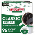 Krispy Kreme Classic Decaf Coffee - Medium Roast Single-Serve K-Cup Pods | 96 Count