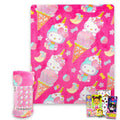 Hello Kitty Throw Blanket Bundle - Hello Kitty Kids and Teens Blanket, Stickers, and More for Girls | Hello Kitty Blanket Size 40" x 50"
