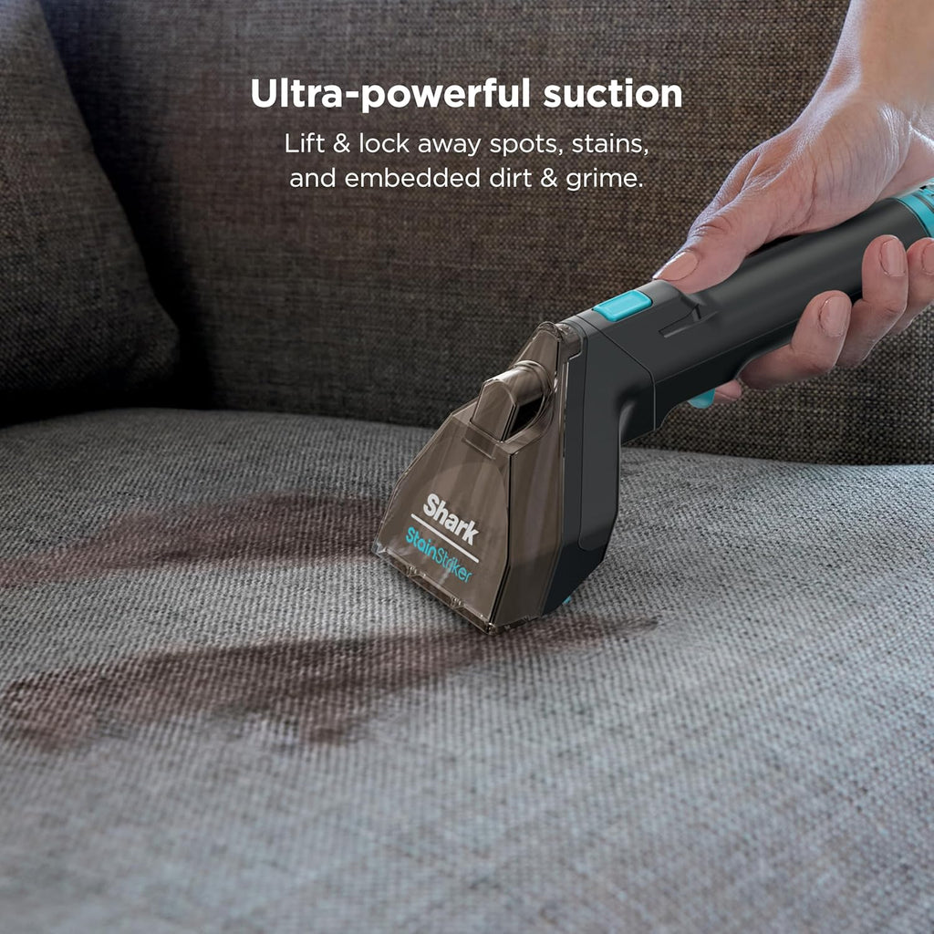Shark StainStriker Portable Carpet & Upholstery Cleaner - Spot & Stain Eliminator with 2 Tools & Solutions | Charcoal PX221BRN