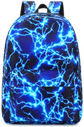 MSKYWU Backpack For Boy Elementary School Bookbag Durable Kid's Backpack Lightweight Travel Daypack (Blue-Light)