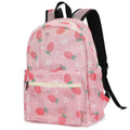 Xunteny Strawberry Mesh Backpack for Girls Women, Semi-Transparent Kids School Backpack College Bookbag for Beach Gym Travel