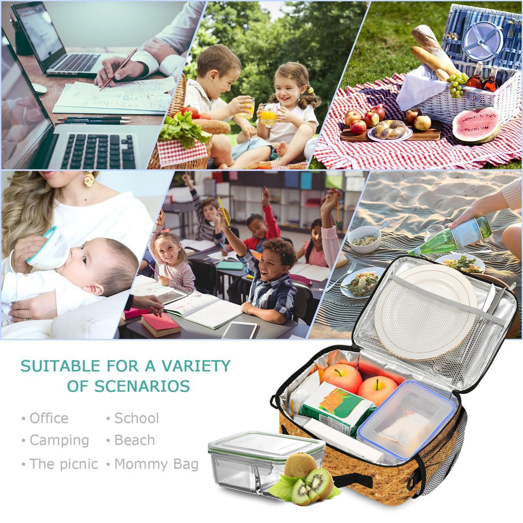 XDMXY Tractor Reusable Lunch Bags for Boys Girls, Shoulder Bag LunchBox Bags Container for School Work Picnic