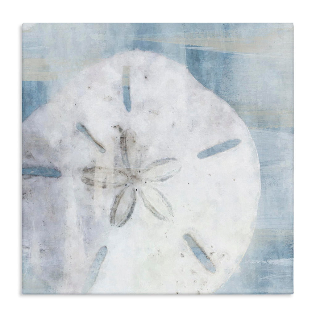 Stupell Industries 'Pastel Blue Sand Dollar Seashell'| Canvas Art