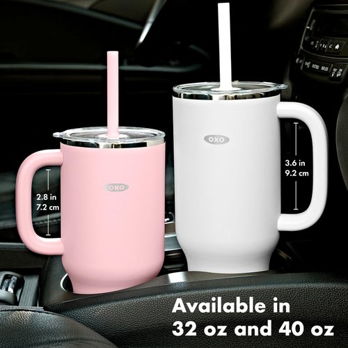 OXO Strive XL Tumbler with Handle – 32 oz. – Quartz
