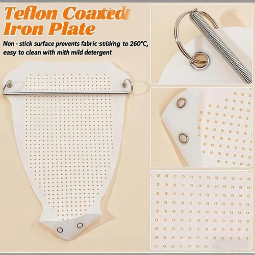 SHENSENCHAO 2025 Universal Iron Protective Cover, Used as an Iron Clothing Protector for Ironing - Preventing Burns to Clothes, Easy to Clean and Install (2 Pieces)