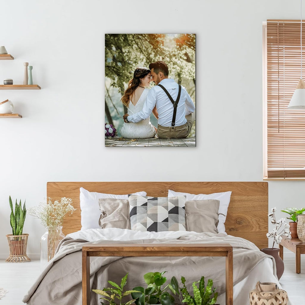 WEGA Custom Canvas Prints - Personalized Framed 8x10 Photo Wall Art | Unique Gifts for Family & Pets