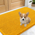 OLANLY Dog Door Mat - Absorbent Non-Slip Washable Doormat for Muddy Paws | 24x16 Golden Yellow