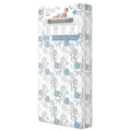 Dream On Me Nap Nest Crib & Toddler Mattress - Dual-Sided Waterproof 5” Design with 88 Coils, GREENGUARD Gold Certified | Teal Flowers