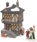 Department 56 Porcelain Dickens Village | A Christmas Carol Miner's Home Building & Figurine Set - 7.87 Inch, Multicolor