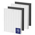 Ouheal 5510 5520 Replacement Filter Q Compatible with Winix 5510 5520 PlasmaWave Air Purifier, H13 True HEPA Filter and Activated Carbon Filter, Set of 2, Replace Part # 1712-0123-00