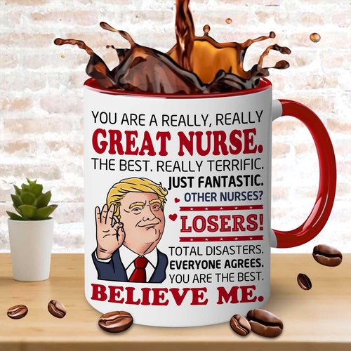 BECHUSKY Mugs For Nurses - Gifts For Nurse - Best Nurse Ever - Nurses Coffee Mug - Nursing Graduation Gift - Unique Mothers Day Birthday Gift For Women - Present For Women, Man