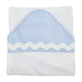 Mud Pie Children's Blue Gingham Hooded Towel