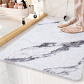 Non-Slip Bathtub Mat, 17x 30 Inch, Shower Mats for Bath Tub, PVC Loofah Bathroom Mats for Wet Areas, Quick Drying