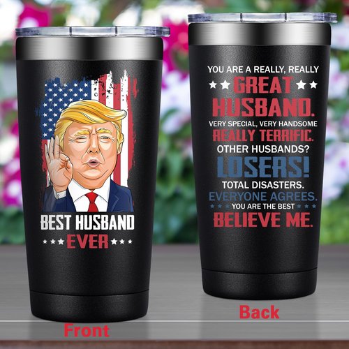 Grifarny Husband Christmas Gifts - Fathers Day, Anniversary, Birthday Gift for Husbands, Hubby - Valentines Day Gifts for Him - You Are a Really Really Great Husband Tumbler 20oz