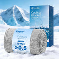Elegear Revolutionary Cooling Blanket King Absorbs Heat to Keep Body Cool for Night Sweats, Arc-Chill3.0 Cool Fiber Q-Max>0.5 for Hot Sleepers, Lightweight Summer Cold Blankets for Sleeping 108" x 90"