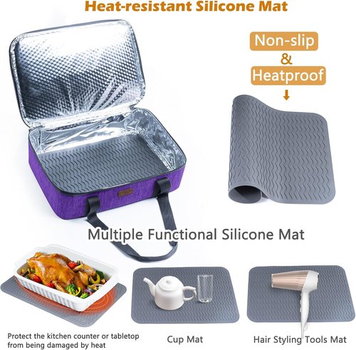 BAGSPRITE Insulated Casserole Carrier - Keeps Food Hot or Cold | Fits 9" x 13" Baking Dish