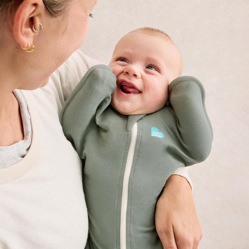 Love To Dream Swaddle UP - Baby Sleep Sack for Self-Soothing | 1.0 TOG, 8-13 lbs, Deep Olive